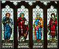 SK8091 : Stained glass window, St Paul's church, Morton by J.Hannan-Briggs