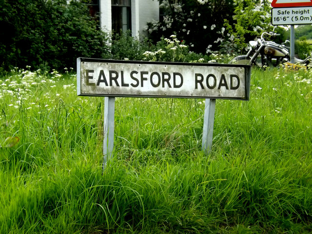 Earlsford Road sign