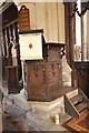 SK8538 : St.Lawrence's pulpit by Richard Croft