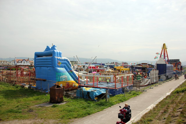 Funfair at Towyn