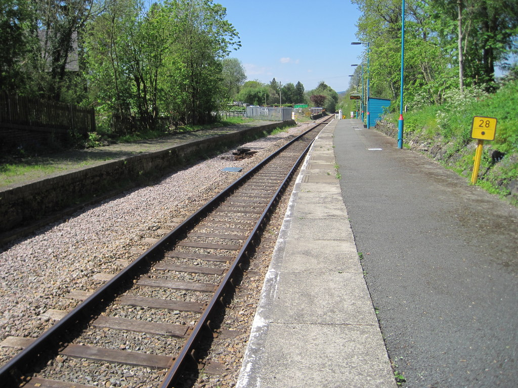 Pen-y-bont Railway Station, Powys © Nigel Thompson Cc-by-sa/2.0 ...