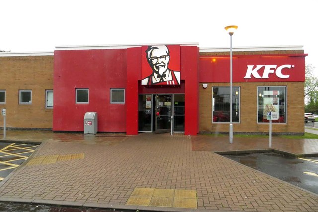 The KFC on Kingsbury Road