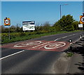 Start of the 30 zone on the southern approach to Clevedon