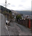 Lane towards Old Barn Way, Abertillery