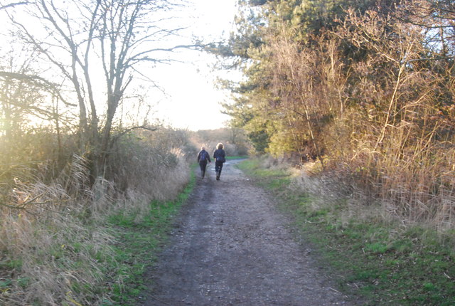 Walkers on the Norfolk Coast Path