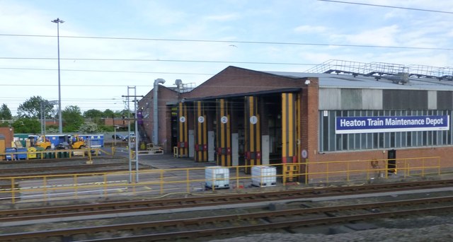 Heaton Train Maintenance Depot Â© Russel Wills :: Geograph Britain and