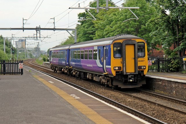 Northern Rail Class 156, 156487, Patricroft railway station