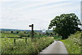 Public footpath off Harewell Lane