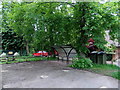 Queenswood Country Park sheltered cycle racks, Dinmore Hill