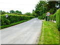 The road into West Meon from the east