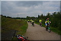 Cyclists on the Trans Pennine Trail