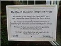 Notice at The Queen Elizabeth Temperate House, Savill Garden