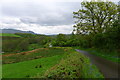 Gartness Road above Altquhur Burn