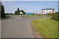 Roundabout on the A4083 Wyre Road