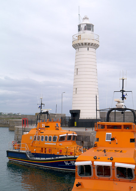 Two lifeboats at Donaghadee