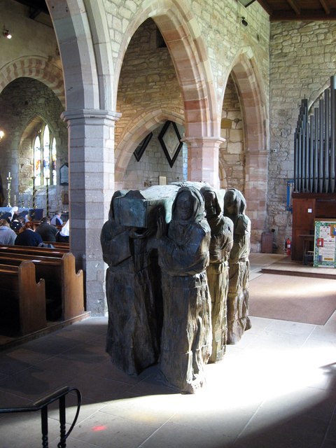 St Cuthbert Sculpture
