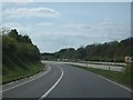 Slip road onto westbound A35 near Puddletown