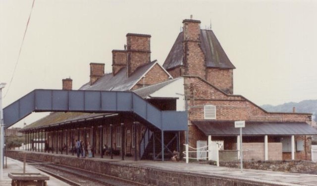 Welshpool Railway Station (site), Powys,... © Nigel Thompson Cc-by-sa/2 ...