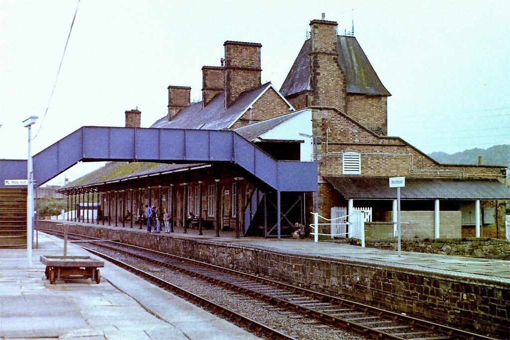 Welshpool Railway Station (site), Powys,... © Nigel Thompson Cc-by-sa/2 ...