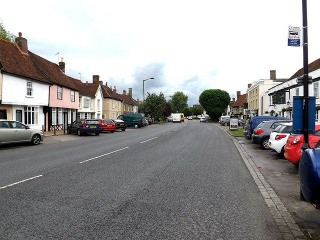 B1064 Hall Street, Long Melford © Geographer Cc-by-sa/2.0 :: Geograph ...