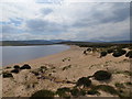 NC7735 : Sandy shoreline on Loch Badanloch by John Ferguson