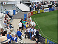 Hove: autograph hunters