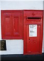 TQ9017 : Letter box and disused stamp vending machine by Christopher Hall