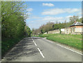 A417 passes the entrance to Faringdon House