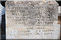 Names on Clifford Chambers war memorial