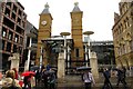 The entrance to Liverpool Street Station