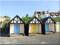 TR3470 : Beach Huts, Margate by Chris Whippet
