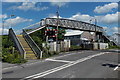 Level crossing footbridge, Coedcae Lane, Pontyclun