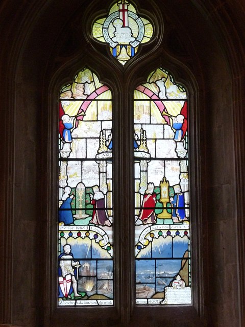 St John the Baptist - Stained glass (1)