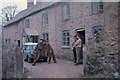 ST6547 : Cottages at Fairy Cave Quarry about 1969 by Nick Chipchase
