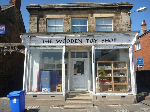 Northumberland Townscape : The Wooden Toy Shop, Belford
