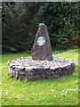 Memorial to Calum Robertson in Broadford