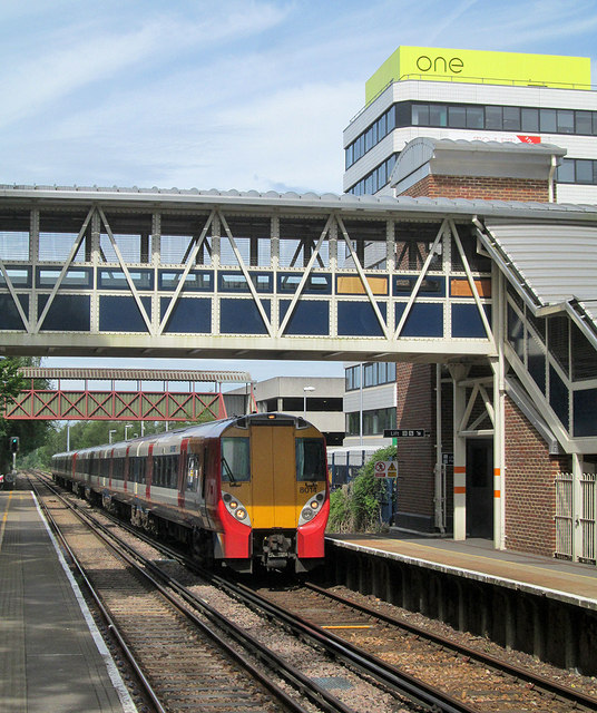 Waterloo train at Bracknell