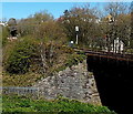 Railway from river bridge to road bridge, Haverfordwest