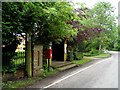 Bus shelter and postbox, Walsham Le Willows