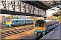 SJ4166 : Arriva Trains Wales Class 175s, Chester railway station by El Pollock