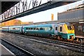 SJ4166 : Arriva Trains Wales Class 175, 175112, Chester railway station by El Pollock