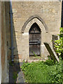 SK6754 : Church of St Michael, Halam - priest's door by Alan Murray-Rust