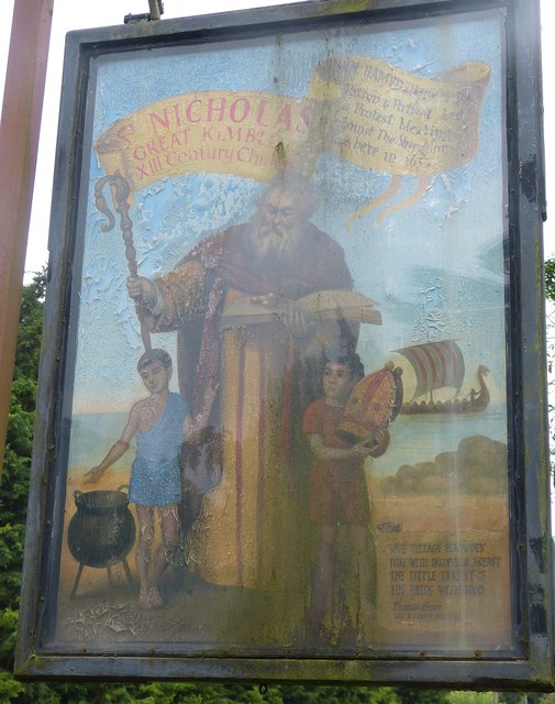 Great Kimble - St Nicholas - Signboard (north)