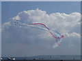 SW8030 : The Red Arrows over Falmouth Bay by Rod Allday