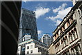 View of the Leadenhall Building and the Gherkin from Lime Street