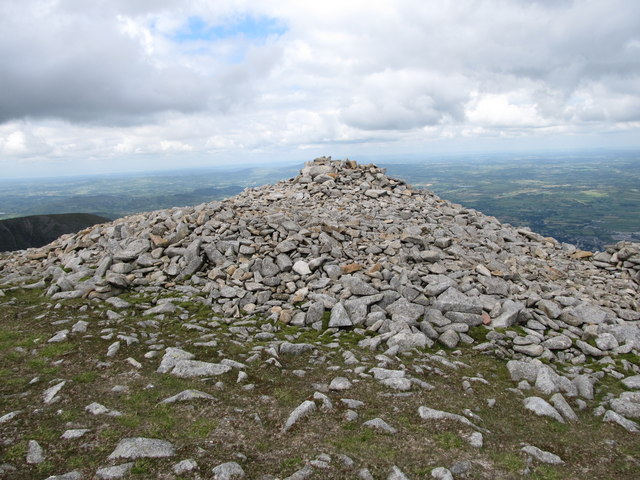 The Lesser Cairn On The Summit Of Slieve C Eric Jones Geograph Ireland