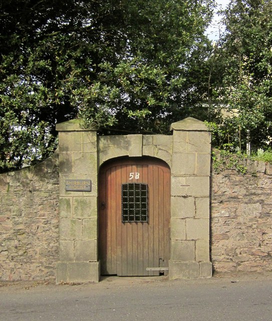 Door in wall, St Marychurch Road, Torquay