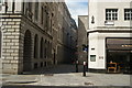 View up Ironmonger Lane from Cheapside