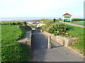 Path leading down to the sea from The Parade, Birchington-on-Sea