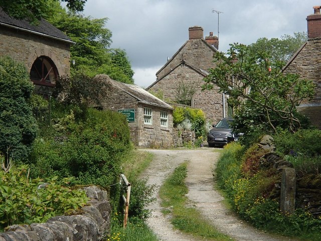 Village scene, Butterton